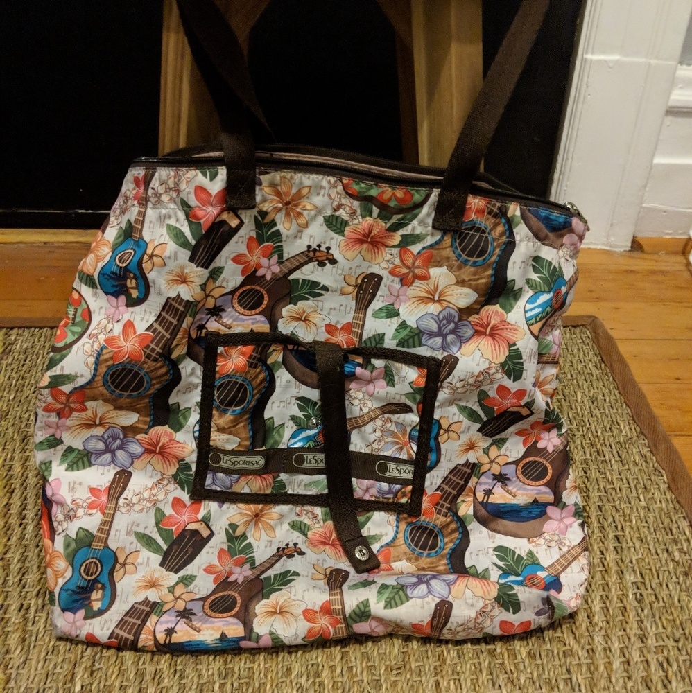 Lesportsac Tote (Hawaii Exclusive ukelele pattern)